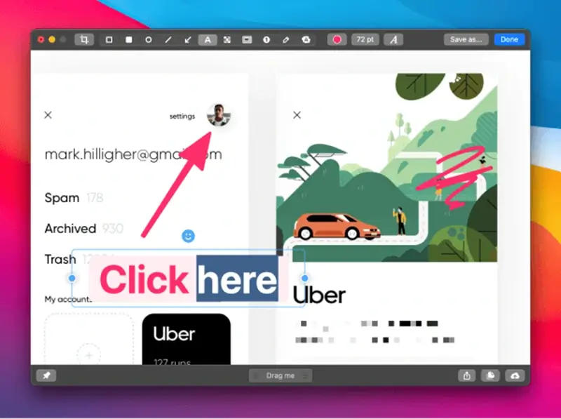 CleanShot X annotation tools