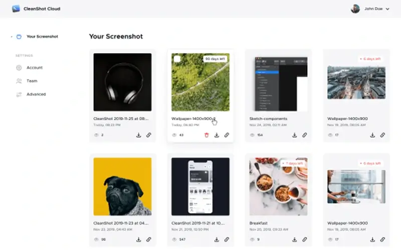CleanShot X cloud sharing